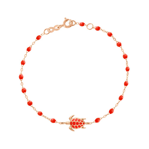 Gigi Clozeau - Turtle Coral Bracelet, Rose Gold, 6.7