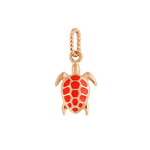 Gigi Clozeau - Turtle Coral Pendant, Rose Gold