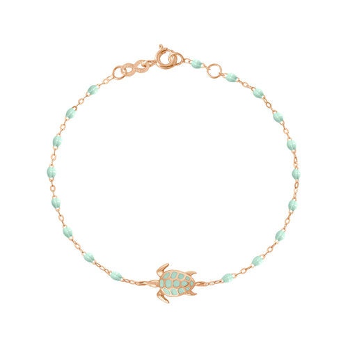 Gigi Clozeau - Turtle Jade Bracelet, Rose Gold, 6.7
