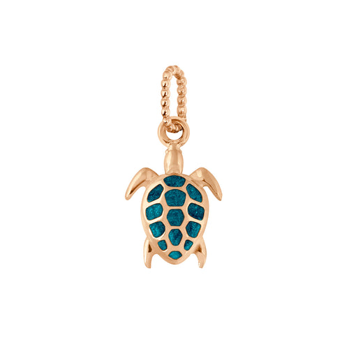 Gigi Clozeau - Turtle Jungle Pendant, Rose Gold