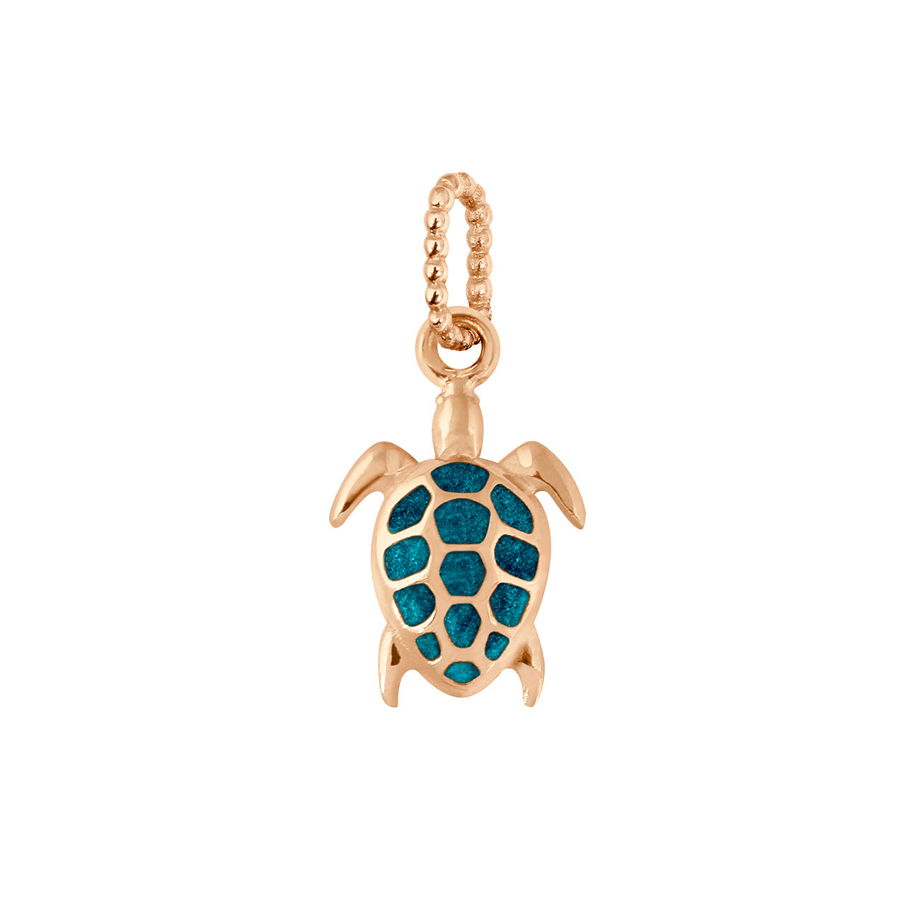 Gigi Clozeau - Turtle Jungle Pendant, Rose Gold