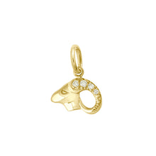 Gigi Clozeau - Aries Diamond Pendant, Yellow Gold
