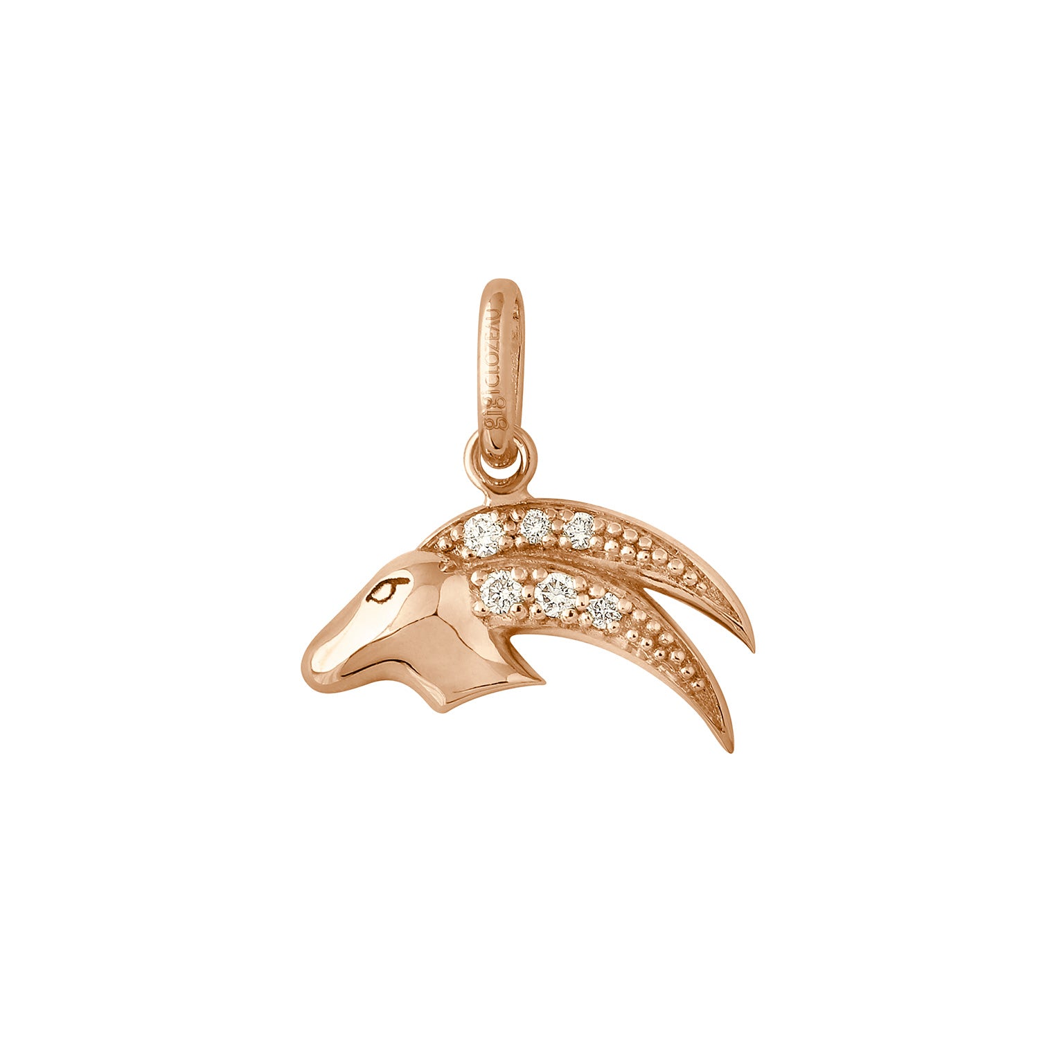 Gigi Clozeau - Capricorn Diamond Pendant, Rose Gold