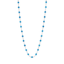 Gigi Clozeau - Classic Gigi Azur Necklace, White Gold, 17.7"