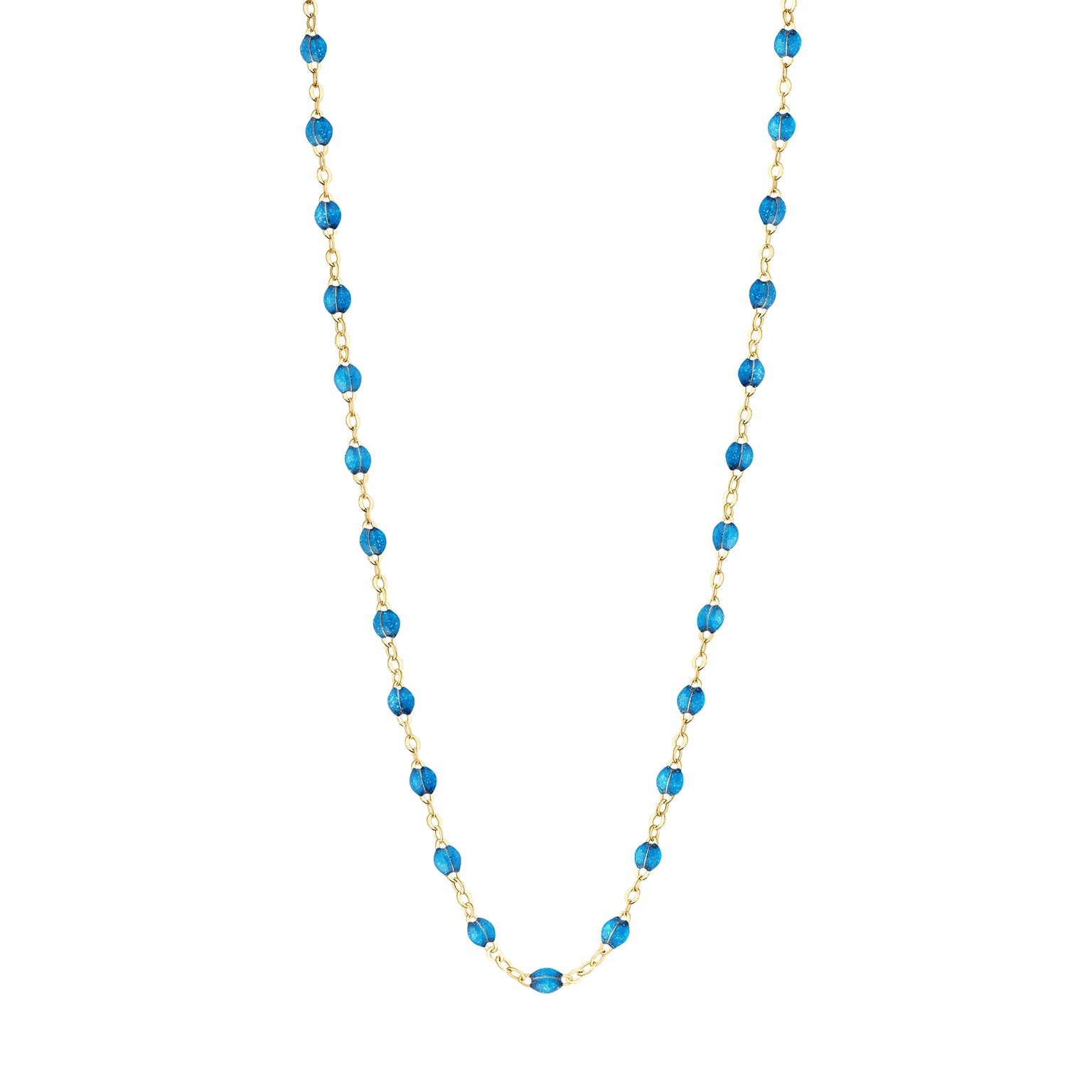 Gigi Clozeau - Classic Gigi Azur Necklace, Yellow Gold, 17.7"