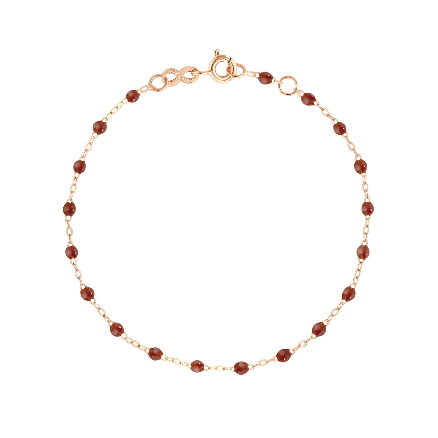 Gigi Clozeau - Classic Gigi Moka Bracelet, Rose Gold, 6.7"