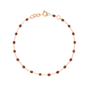 Gigi Clozeau - Classic Gigi Moka Bracelet, Rose Gold, 7.5"