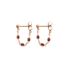 Gigi Clozeau - Classic Gigi Moka Earrings, Rose Gold