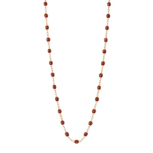 Gigi Clozeau - Classic Gigi Moka Necklace, Rose Gold, 16.5"