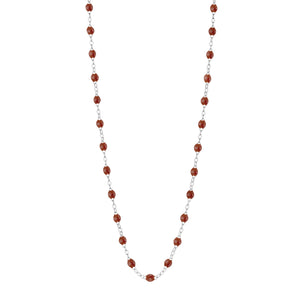 Gigi Clozeau - Classic Gigi Moka Necklace, White Gold, 16.5"