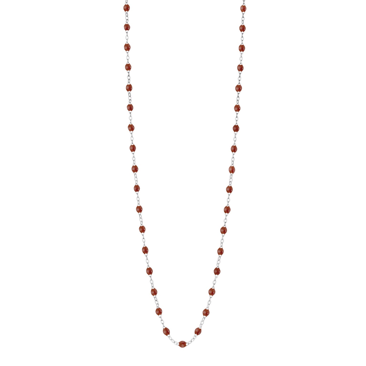 Gigi Clozeau - Classic Gigi Moka Sautoir, White Gold, 23.6"