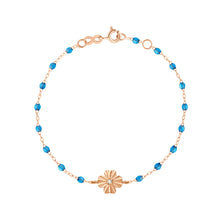 Gigi Clozeau - Clover Lumiere Azur Diamond Bracelet, Rose Gold, 6.7"