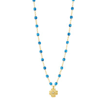 Gigi Clozeau - Clover Lumiere Azur Diamond Necklace, Yellow Gold, 16.5"