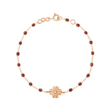 Gigi Clozeau - Clover Lumière Moka Diamond Bracelet, Rose Gold, 6.7"