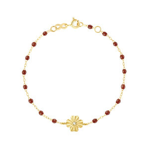 Gigi Clozeau - Clover Lumière Moka Diamond Bracelet, Yellow Gold, 6.7"