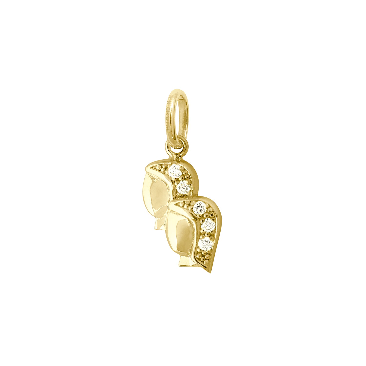 Gigi Clozeau - Gemini Diamond Pendant, Yellow Gold