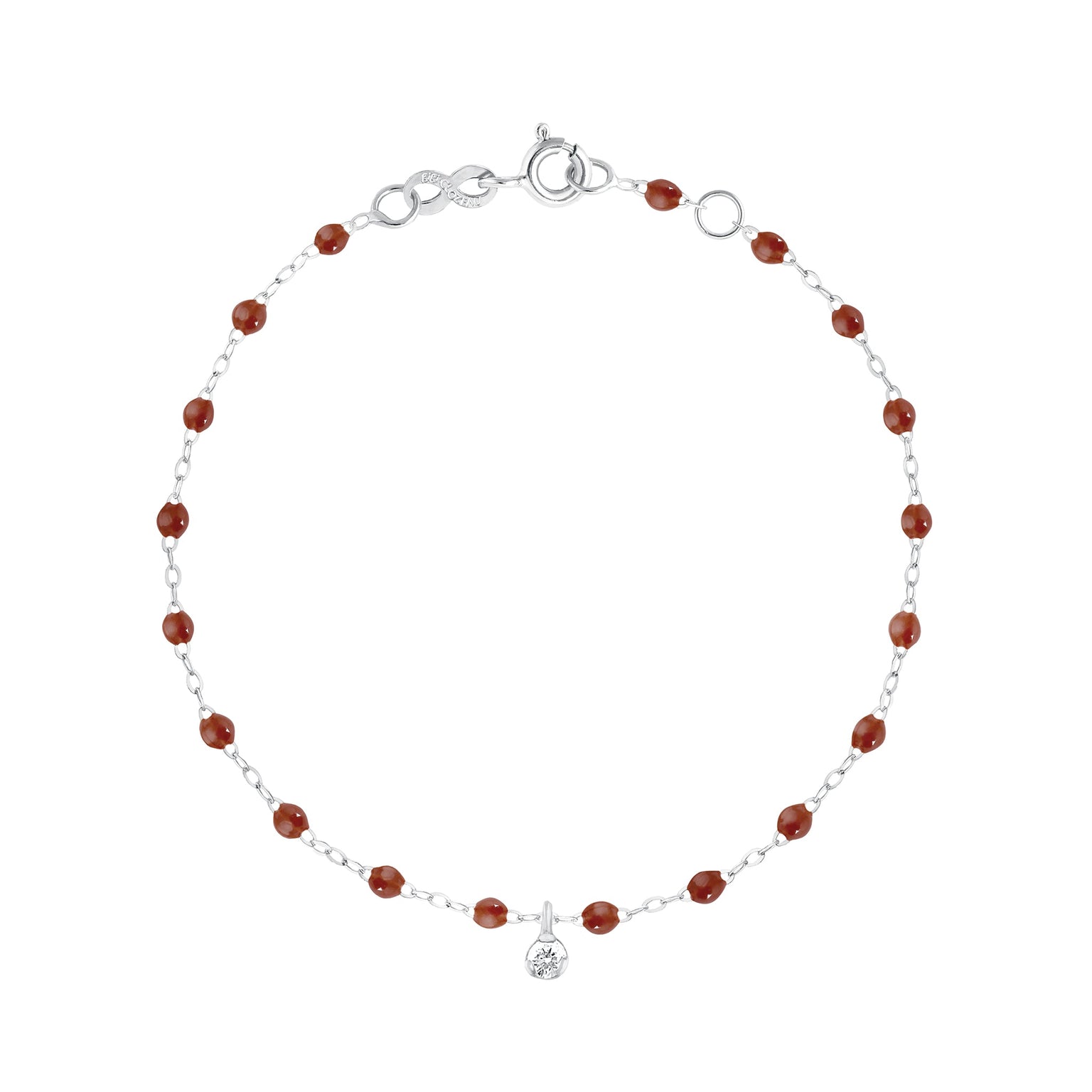 Gigi Clozeau - Gigi Suprême 1 Diamond Bracelet, Moka, White Gold, 6.7"