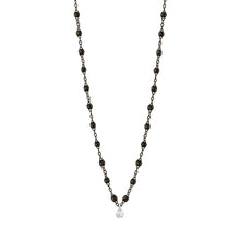 Gigi Clozeau - Gigi Supreme Classic 1 Diamond Necklace, Black, Black Gold, 16.5"