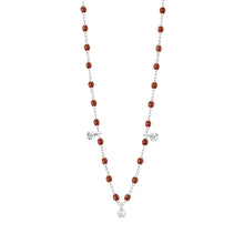Gigi Clozeau - Gigi Suprême Classic 3 Diamond Necklace, Moka, White Gold, 17.7"