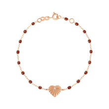 Gigi Clozeau - Heart Lumière Moka Diamond Bracelet, Rose Gold, 6.7"