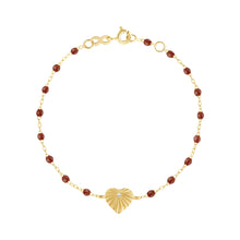 Gigi Clozeau - Heart Lumière Moka Diamond Bracelet, Yellow Gold, 6.7"