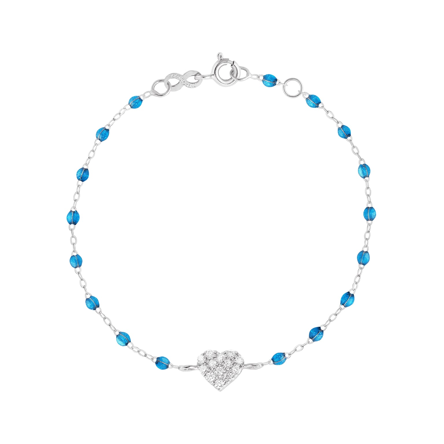 Gigi Clozeau - In Love Diamond Bracelet, Azur, White Gold, 6.7"