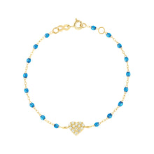 Gigi Clozeau - In Love Diamond Bracelet, Azur, Yellow Gold, 6.7"