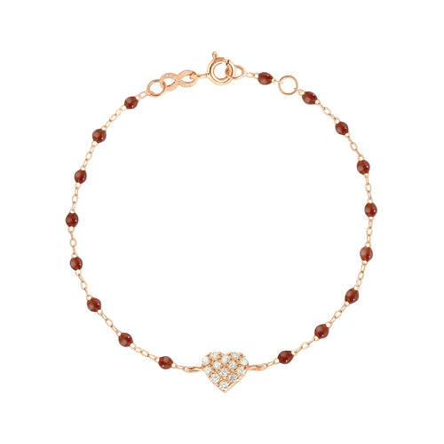 Gigi Clozeau - In Love Diamond Bracelet, Moka, Rose Gold, 6.7