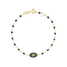 Gigi Clozeau - Karma Black Bracelet, Yellow Gold, 6.7"