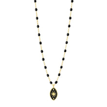 Gigi Clozeau - Karma Black Necklace, Yellow Gold, 16.5"