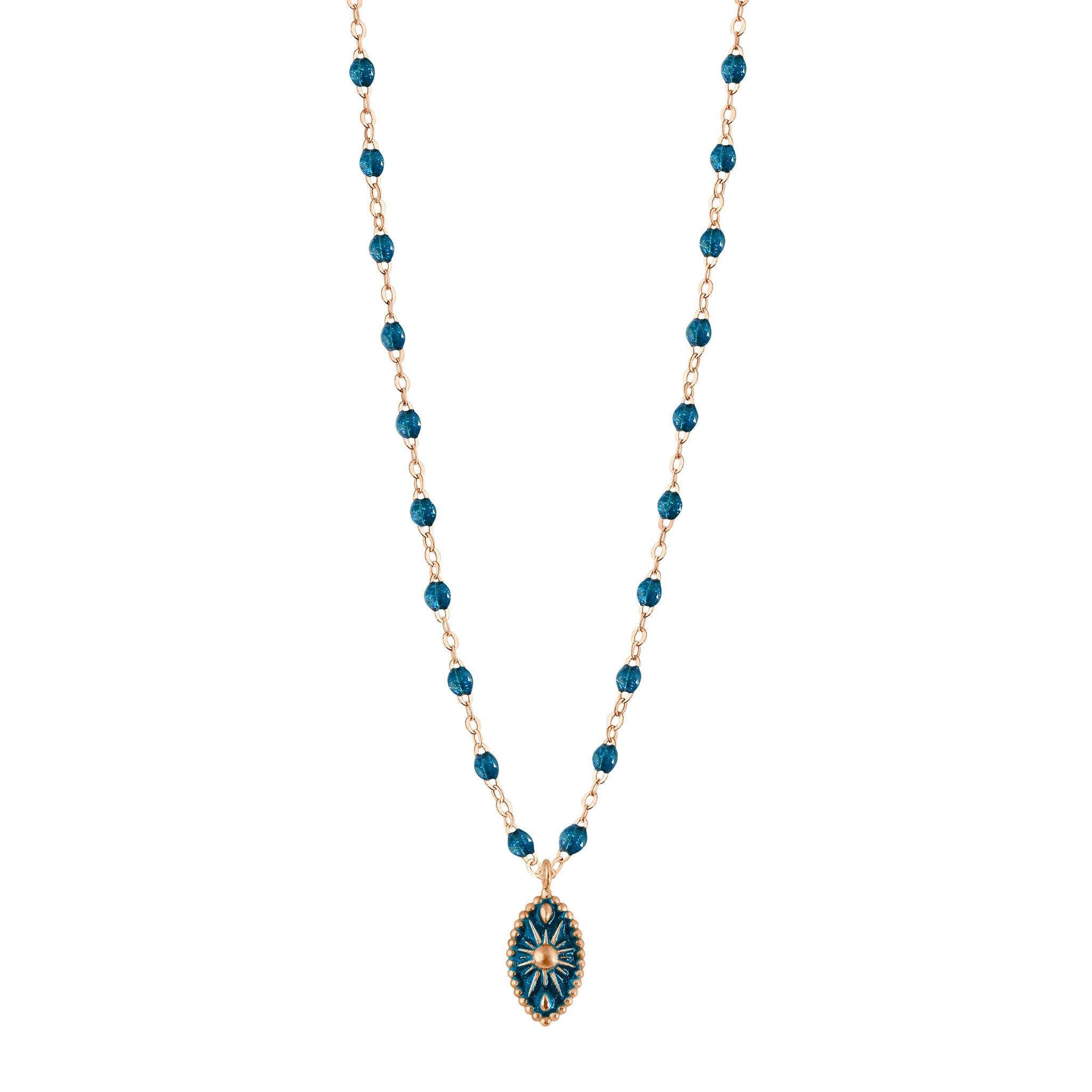 Gigi Clozeau - Karma Jungle Necklace, Rose Gold, 16.5"