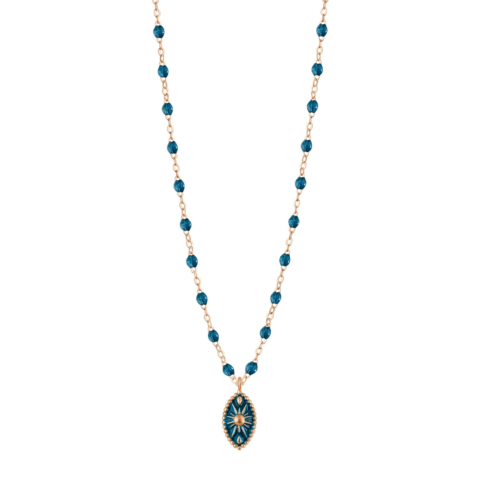 Gigi Clozeau - Karma Jungle Necklace, Rose Gold, 16.5"