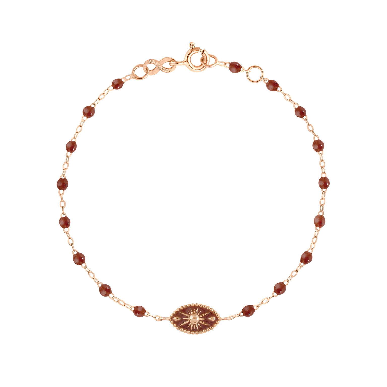 Gigi Clozeau - Karma Moka Bracelet, Rose Gold, 6.7"