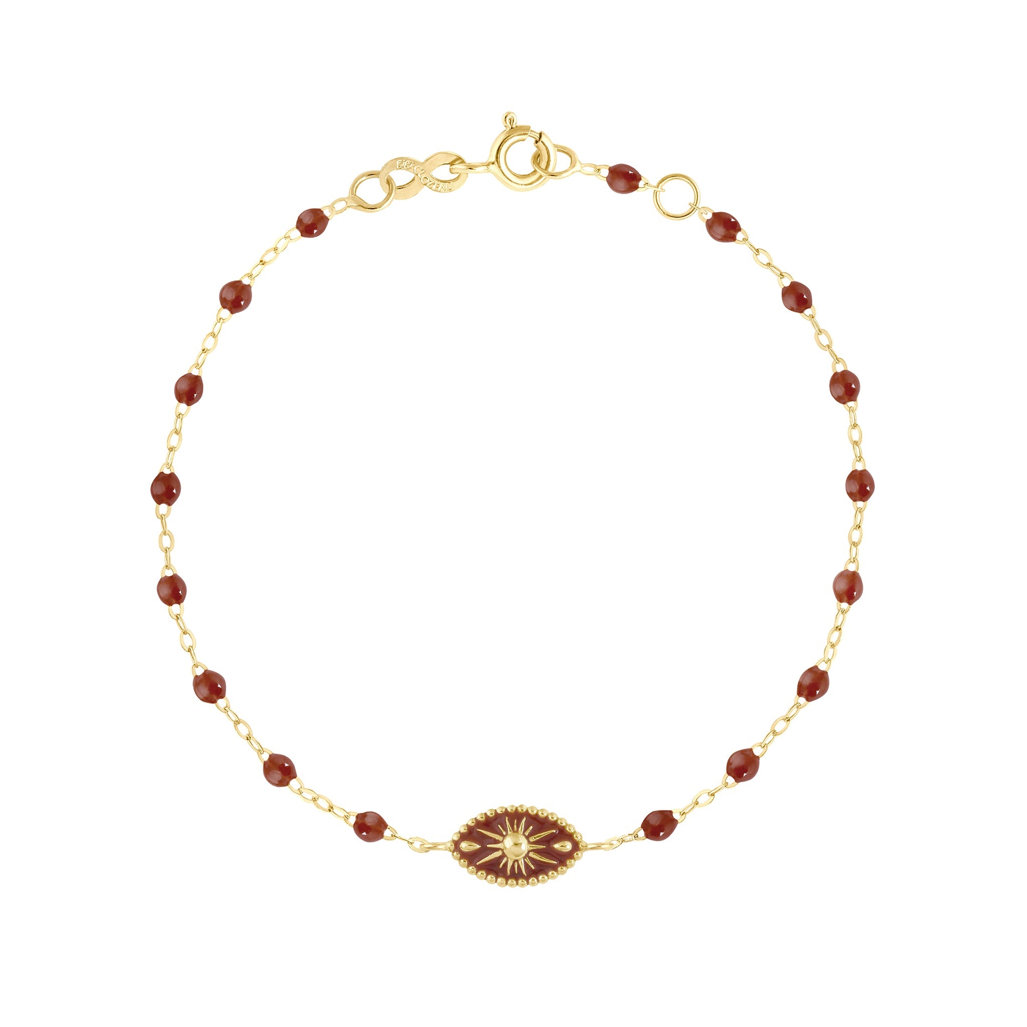 Gigi Clozeau - Karma Moka Bracelet, Yellow Gold, 6.7"