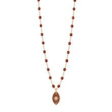 Gigi Clozeau - Karma Moka Necklace, Rose Gold, 16.5"