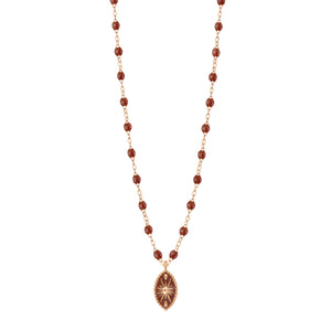 Gigi Clozeau - Karma Moka Necklace, Rose Gold, 16.5"