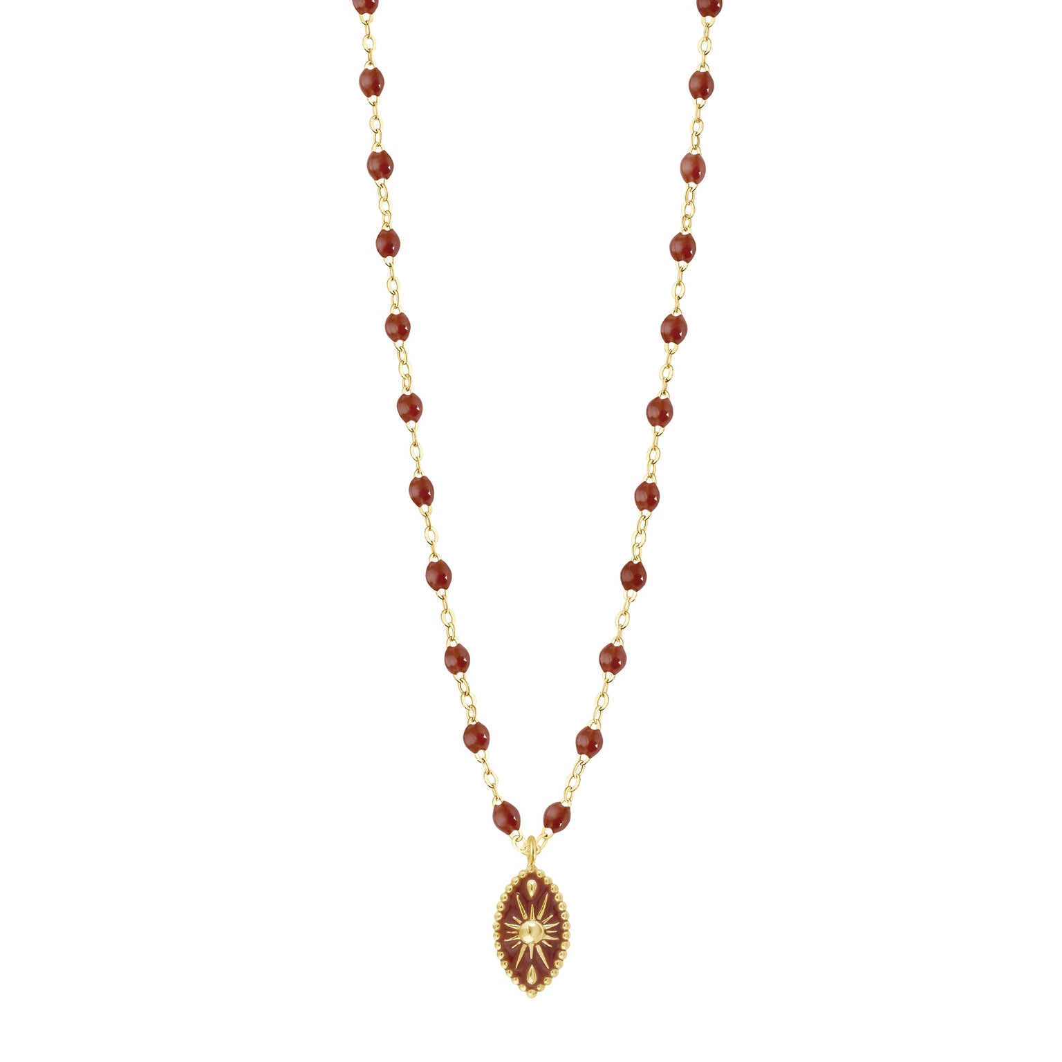 Gigi Clozeau - Karma Moka Necklace, Yellow Gold, 16.5"