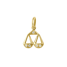 Gigi Clozeau - Libra Diamond Pendant, Yellow Gold