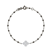 Gigi Clozeau - Lucky Clover Classic Gigi Black Diamond Bracelet, Black and White Gold, 6.7"