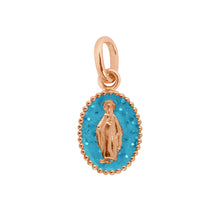 Gigi Clozeau - Madone Azur Resin Pendant, Rose Gold