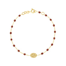 Gigi Clozeau - Madone Charm Classic Gigi Moka Bracelet, Yellow Gold, 6.7"