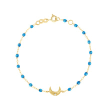 Gigi Clozeau - Moon Azur Diamond Bracelet, Yellow Gold, 6.7"