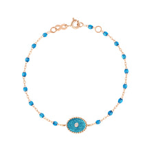 Gigi Clozeau - North Star Classic Gigi Azur Diamond Bracelet, Rose Gold, 6.7"