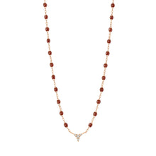 Gigi Clozeau - Petite Kosmos Moka Necklace, Rose Gold, 16.5"