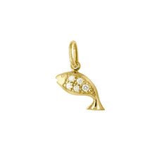 Gigi Clozeau - Pisces Diamond Pendant, Yellow Gold