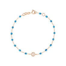 Gigi Clozeau - Puce Classic Gigi Azur Diamond Bracelet, Rose Gold, 6.7"