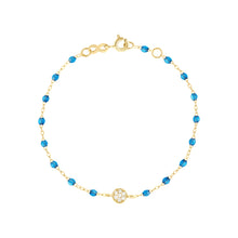 Gigi Clozeau - Puce Classic Gigi Azur Diamond Bracelet, Yellow Gold, 6.7"