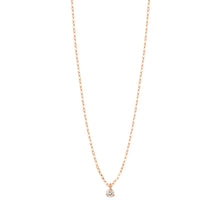 Gigi Clozeau - Pure Gigi Suprême 1 Diamond Necklace, Rose Gold, 16.5"