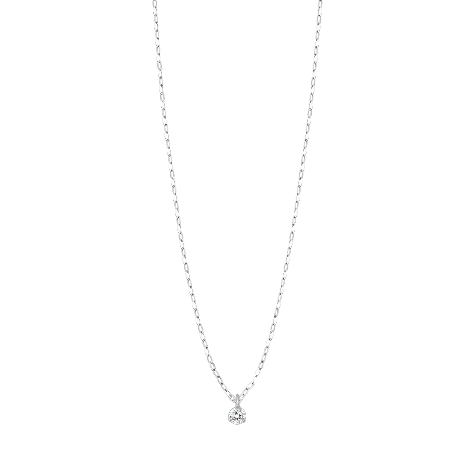 Gigi Clozeau - Pure Gigi Suprême 1 Diamond Necklace, White Gold, 16.5"