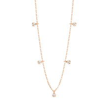Gigi Clozeau - Pure Gigi Suprême 5 Diamond Necklace, Rose Gold, 17.7"